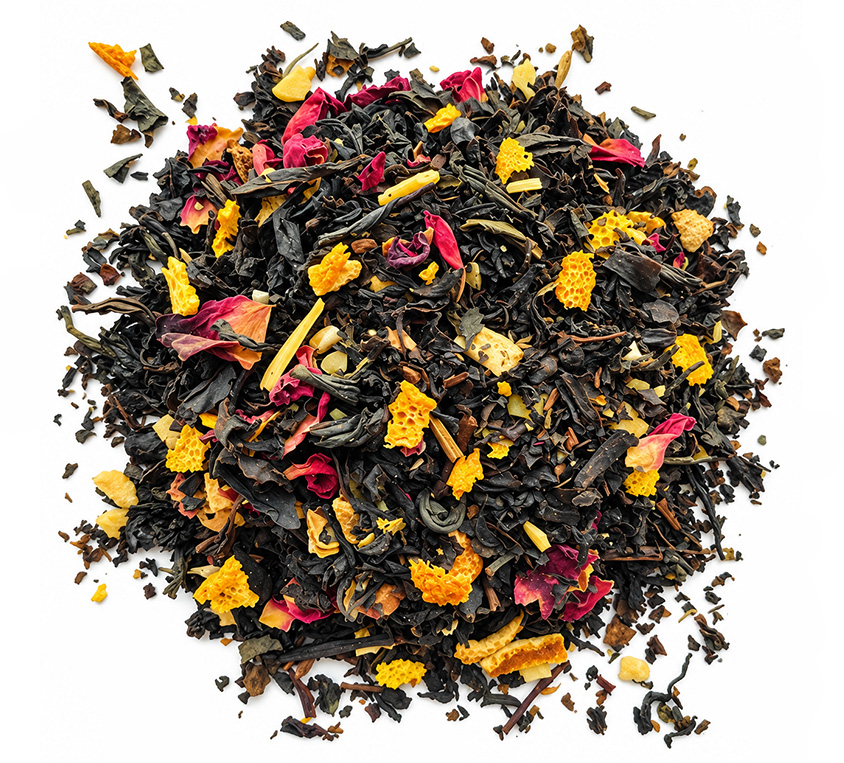 Xmas Black Leo Tea – świąteczna czarna herbata liściasta z cynamonem, pomarańczą i imbirem